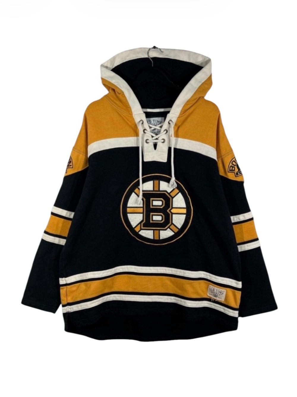 Old Time Hockey NHL Boston Bruins Lacer Hockey Hoodie